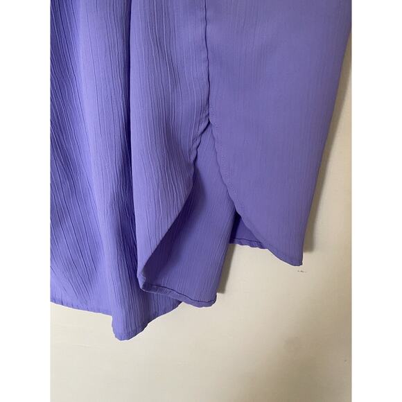 Vintage Victoria's Secret Gold Label Purple Pajama Shirt Button Up Size Small - Picture 5 of 7